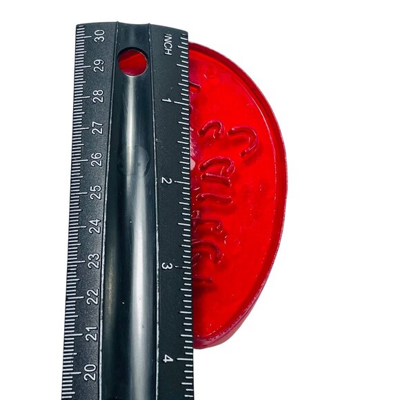 Vintage HRM Red Happy Easter Egg Cookie Cutter Made In USA - Picture 4 of 4